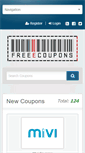 Mobile Screenshot of freeecoupons.com